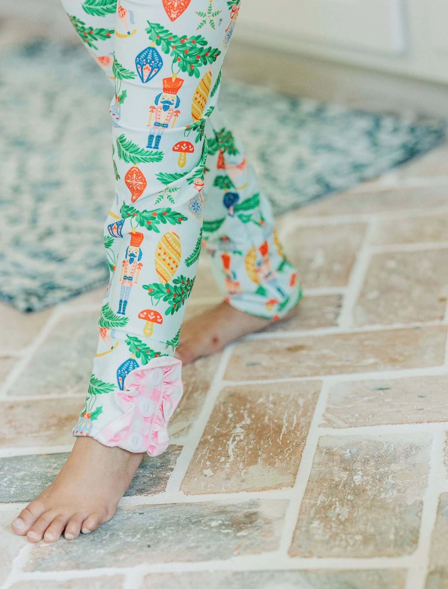 Ruffle Buttflap Pajamas - Nutcracker Holiday Lounge - Image 10