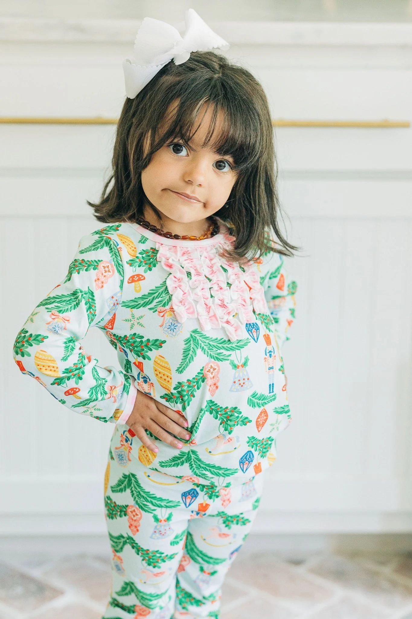 Ruffle Buttflap Pajamas - Nutcracker Holiday Lounge - Image 4