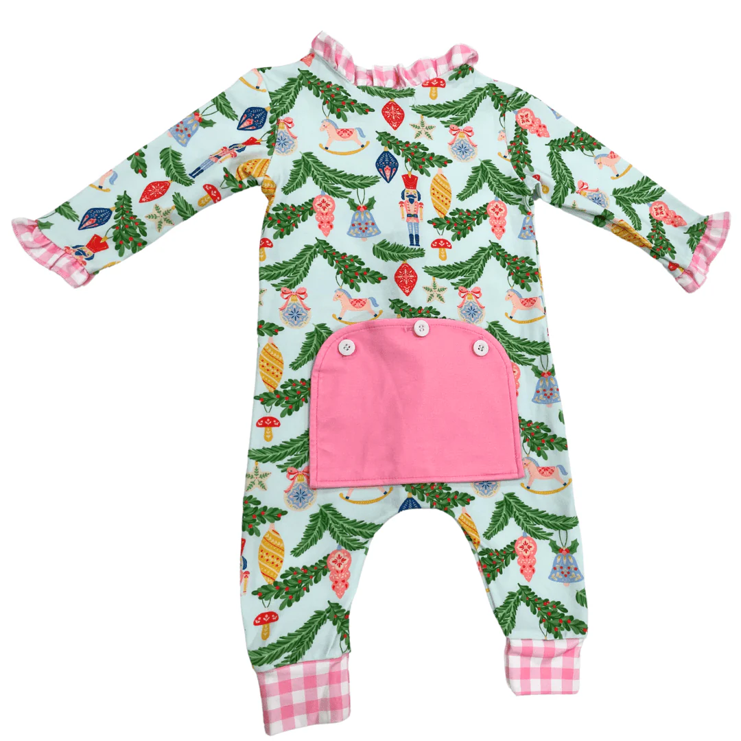Ruffle Buttflap Pajamas - Nutcracker Holiday Lounge - Image 7