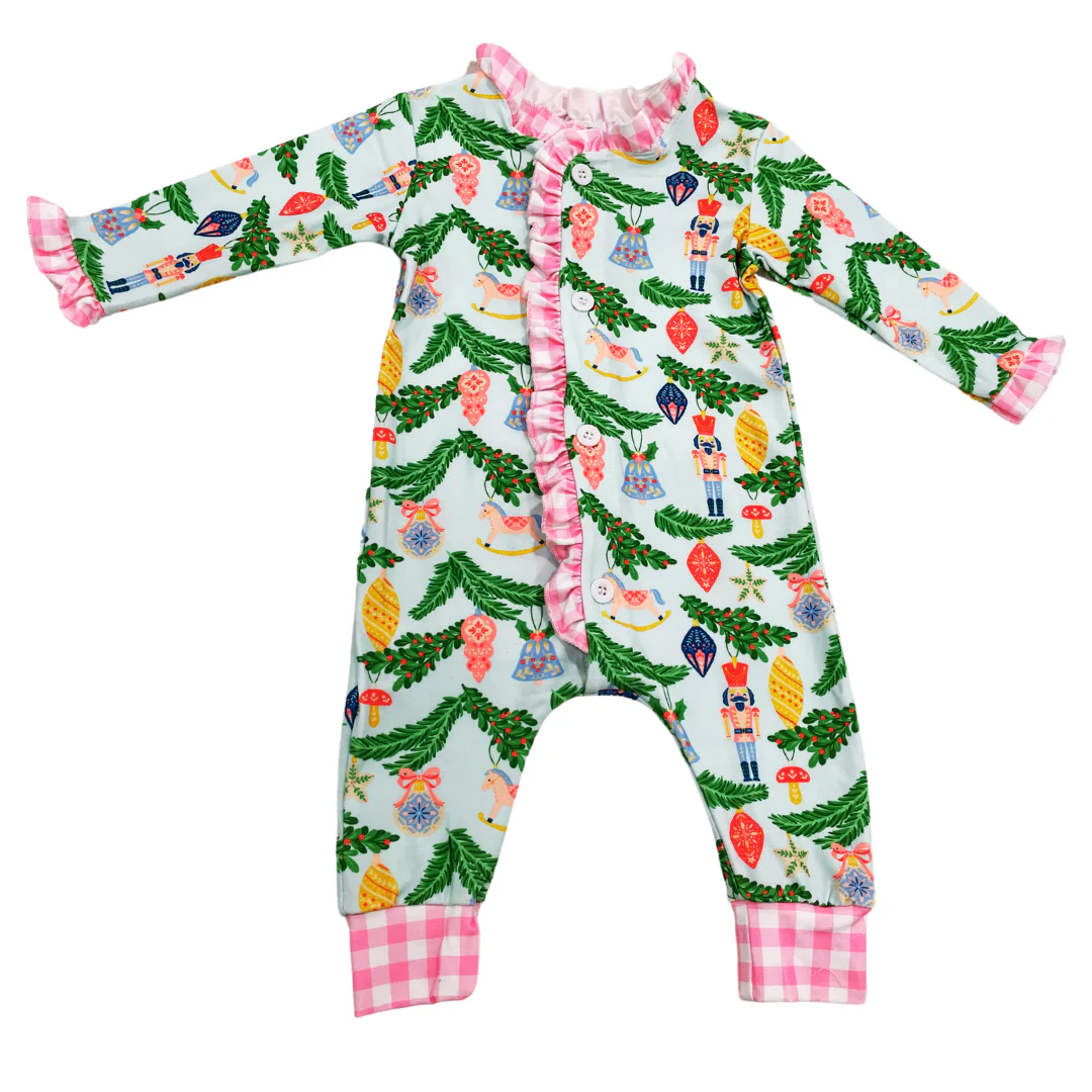 Ruffle Buttflap Pajamas - Nutcracker Holiday Lounge - Image 8