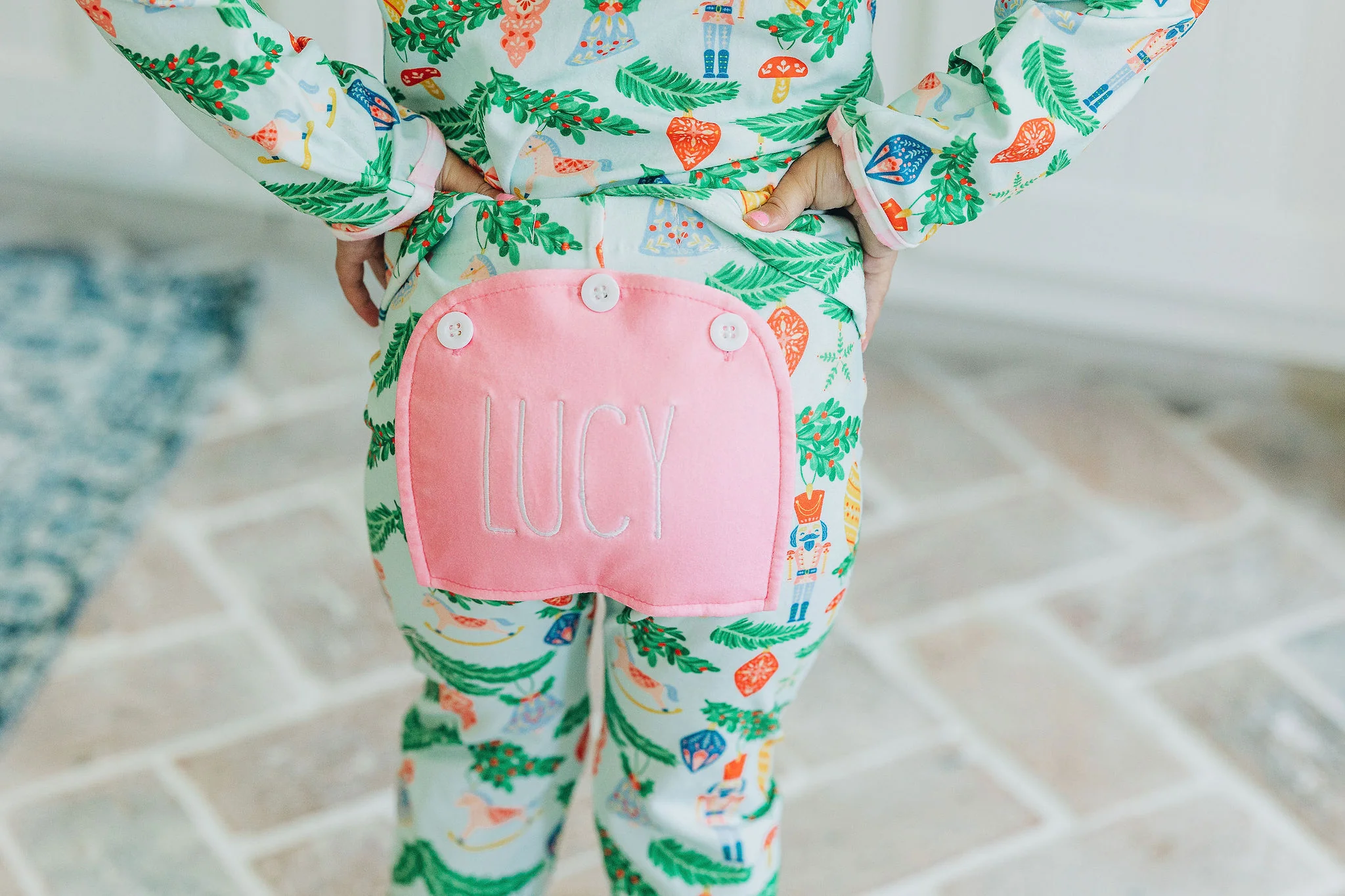 Ruffle Buttflap Pajamas - Nutcracker Holiday Lounge - Image 9