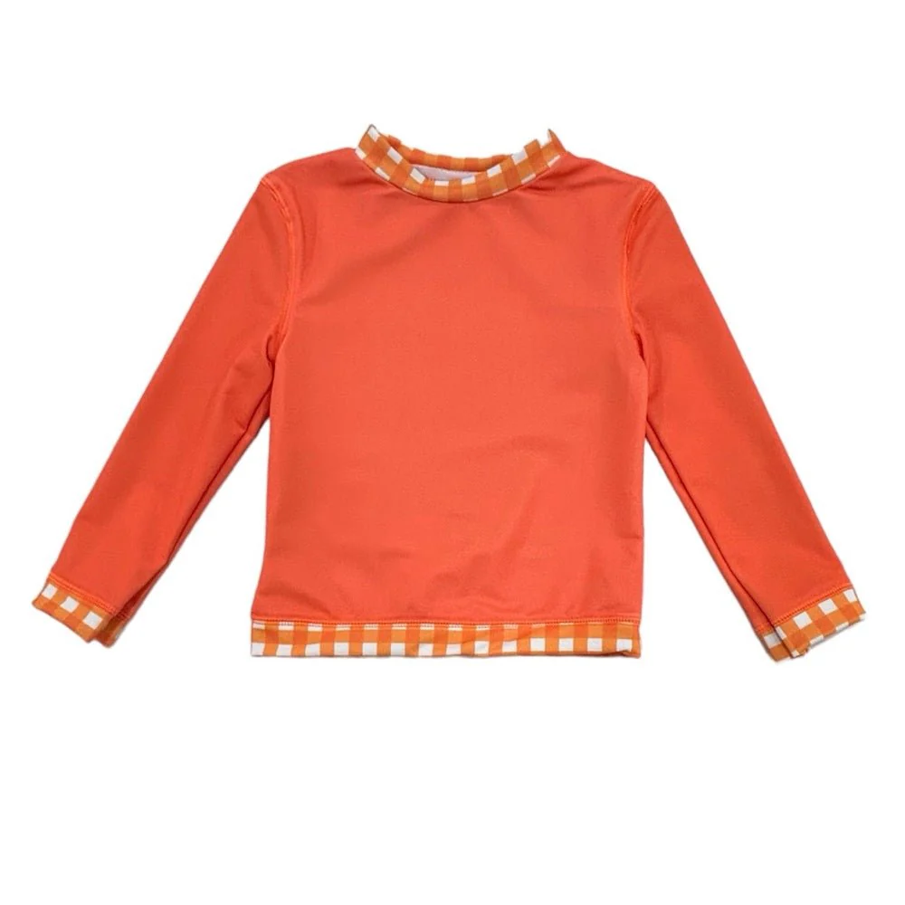 Rashguard - Orange Gingham - Image 4