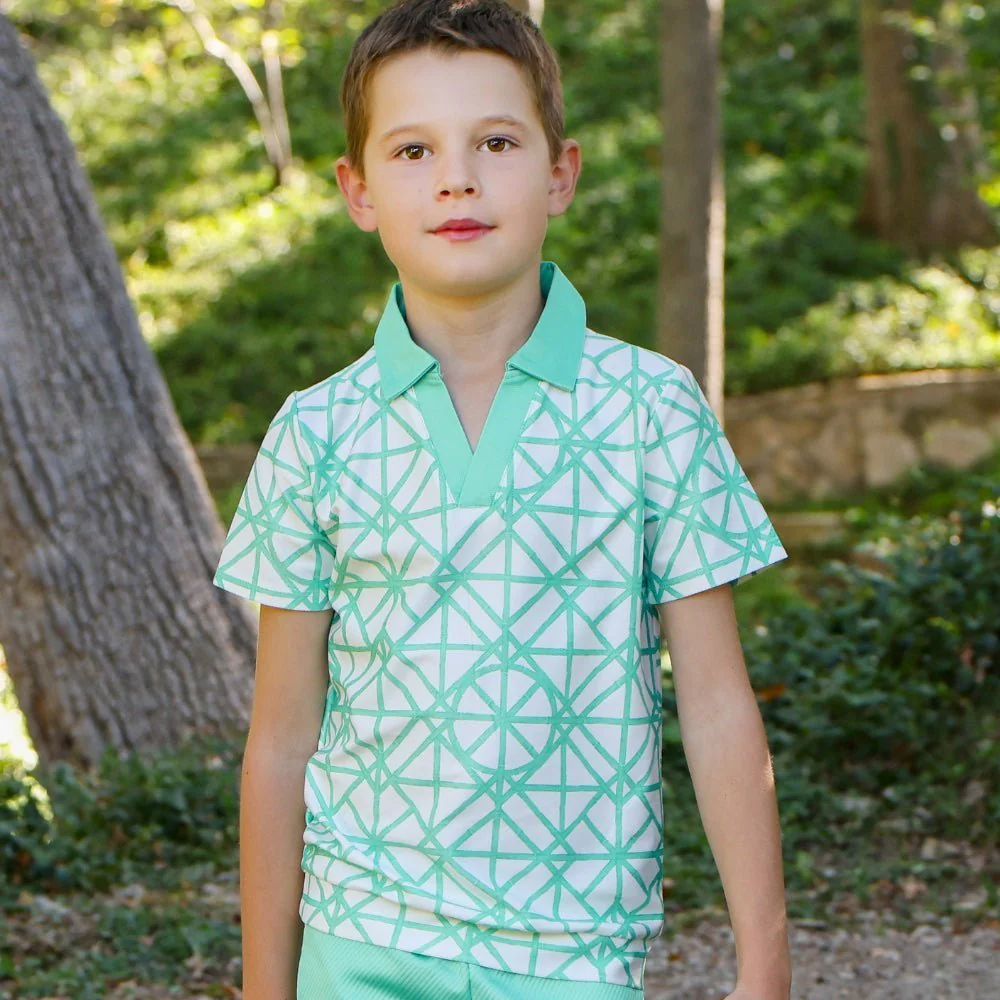 2-Piece Patrick SS Clubhouse Polo Set - Lakefront Geo - Image 2