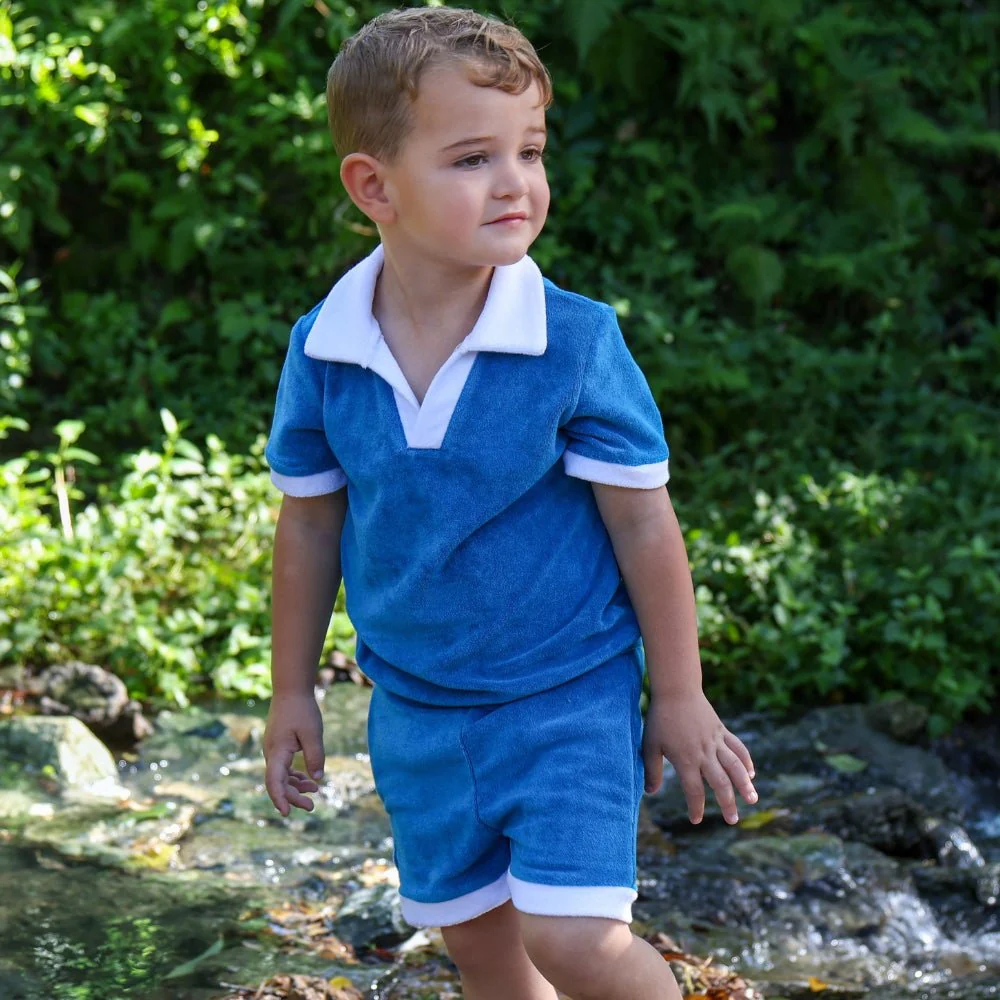 Patrick Clubhouse Polo Set - Riverbend Blue - Image 2