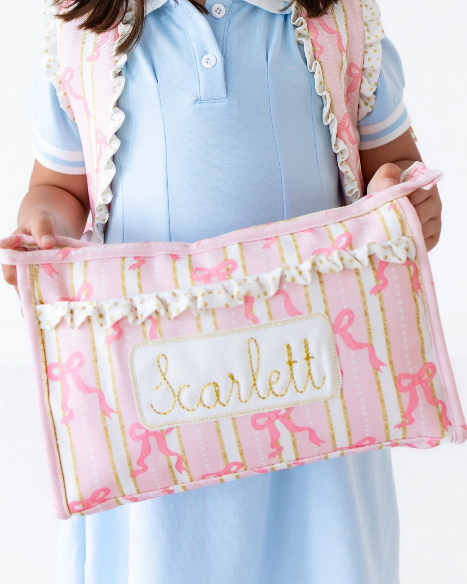 Pencil Bag - Pink Bows