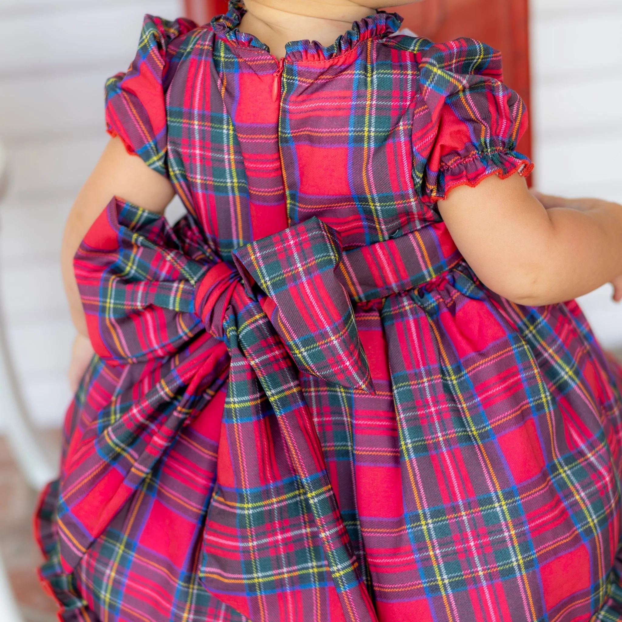 Isabella Pettiskirt Dress - Tartan - Image 3