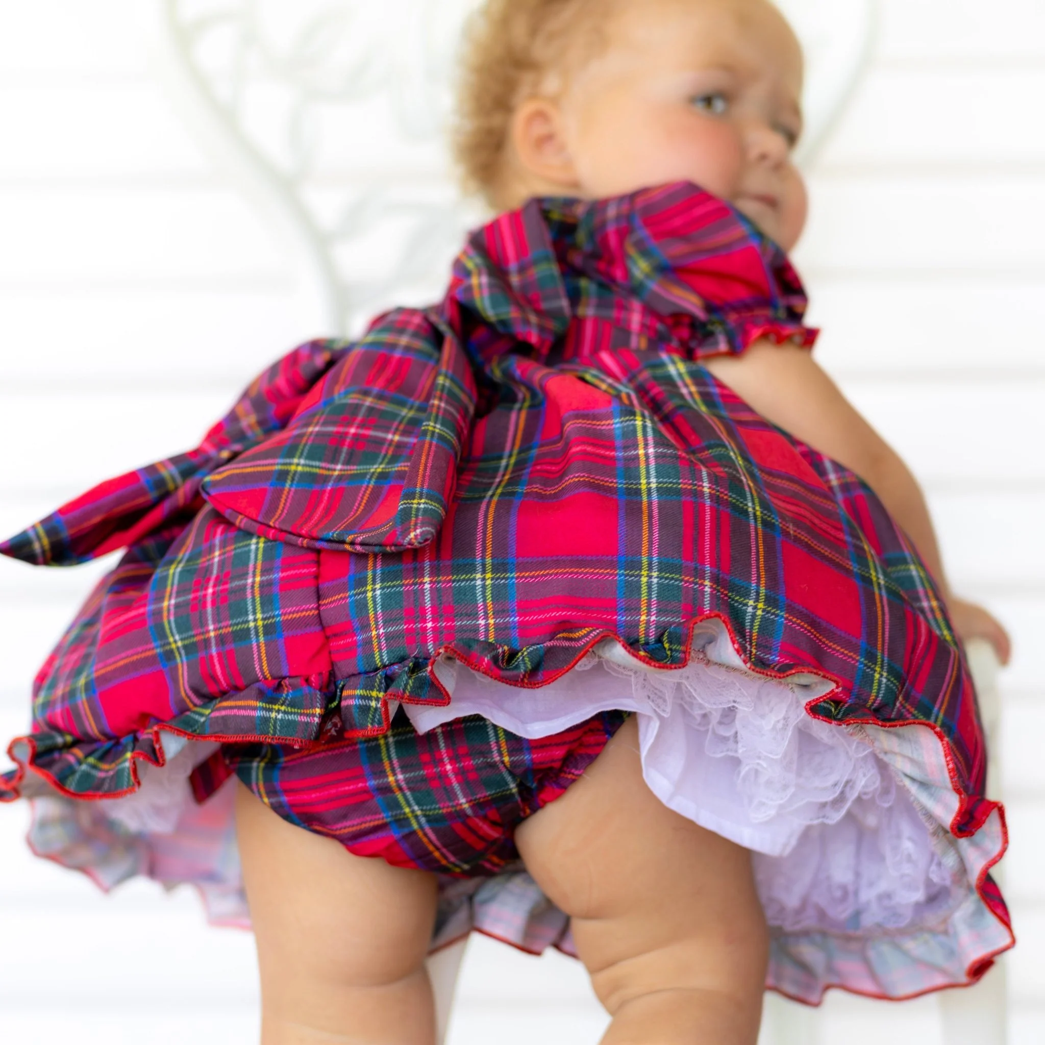 Isabella Pettiskirt Dress - Tartan - Image 4