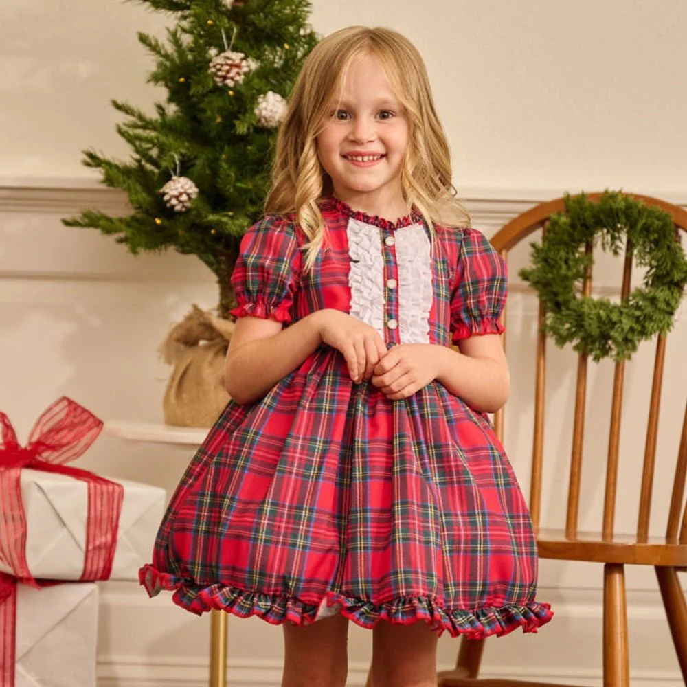 Isabella Pettiskirt Dress - Tartan - Image 6