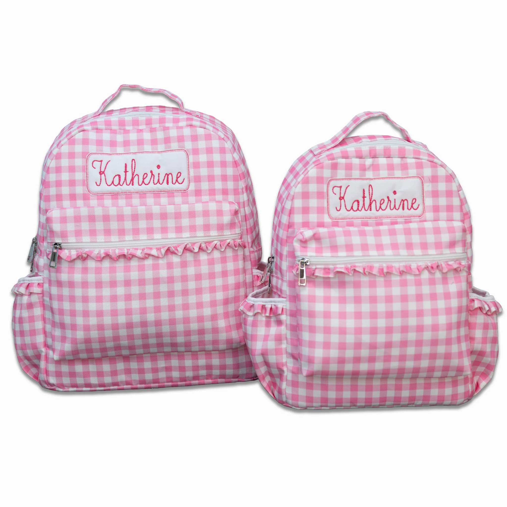 Backpack - Pink Gingham - Image 3