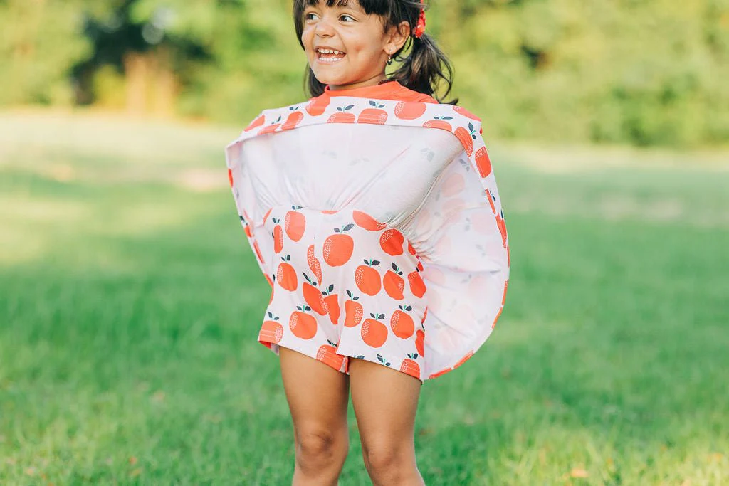 Pocket Skort - Apples on Pink - Image 7