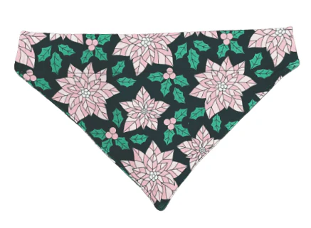 Poinsettia - Pet Bandana Holiday Lounge - Image 4
