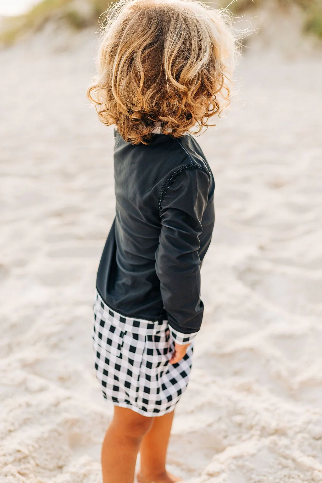Rashguard - Black Gingham - Image 3