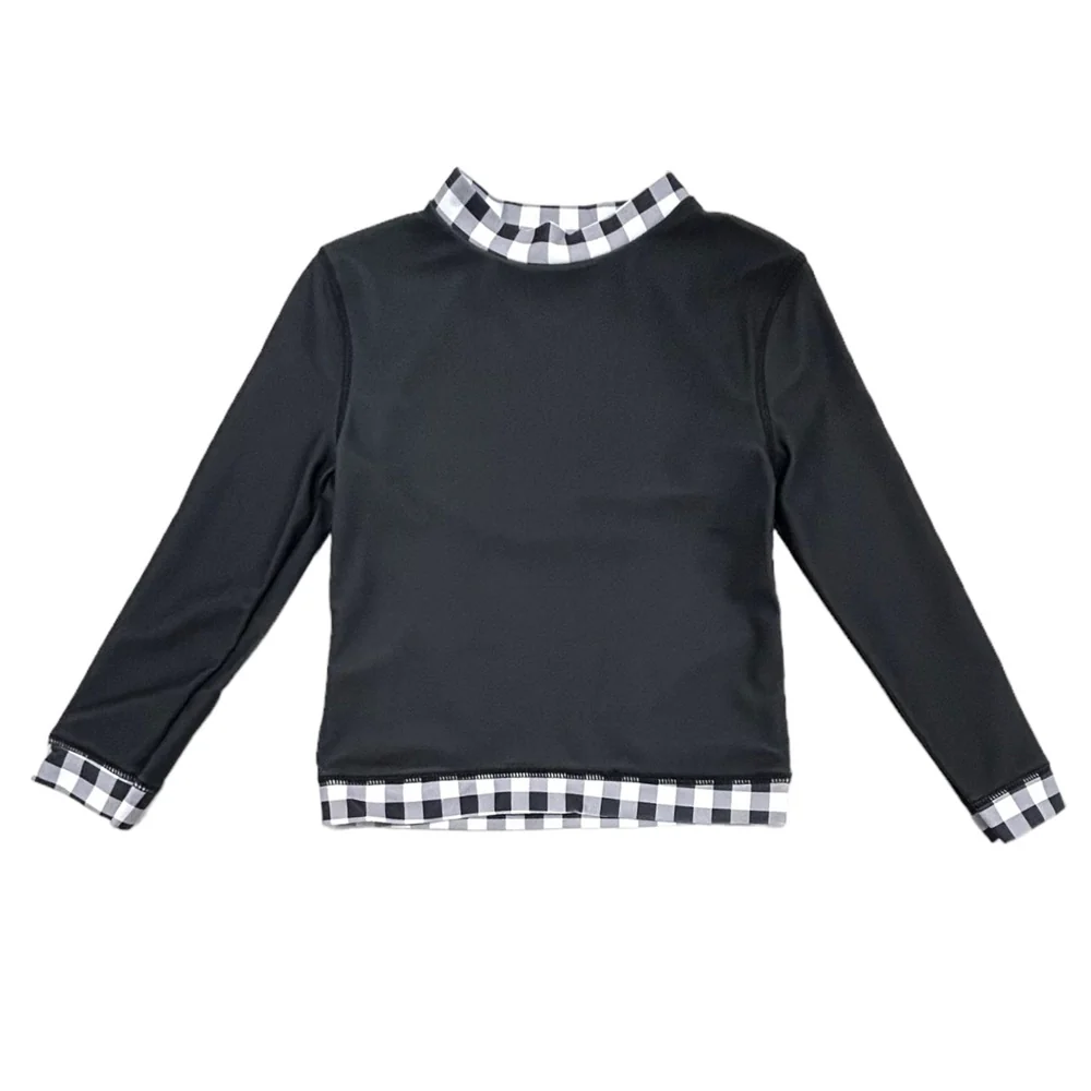 Rashguard - Black Gingham - Image 4