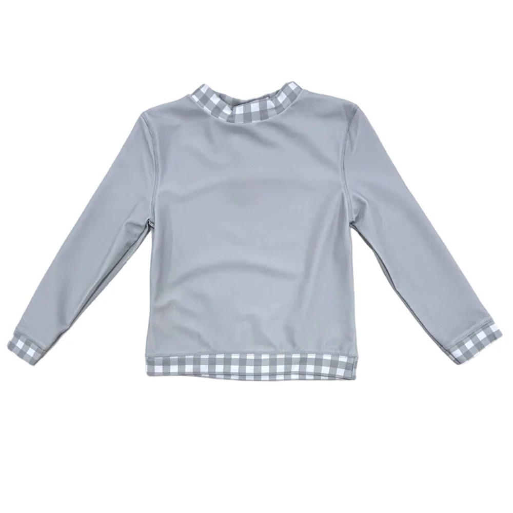 Rashguard - Grey Gingham - Image 4