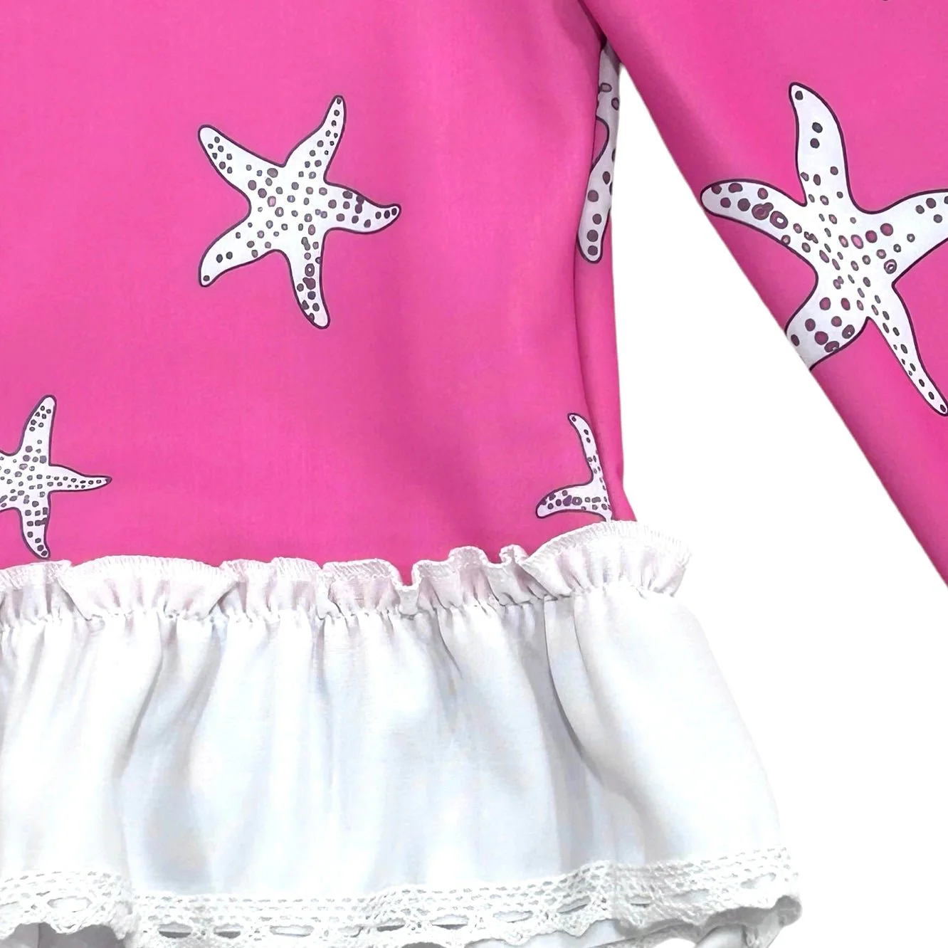 Rashguard Tankini - Pink Starfish - Image 5