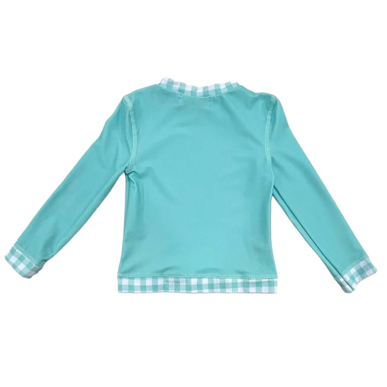 Rashguard - Turquoise Gingham - Image 6