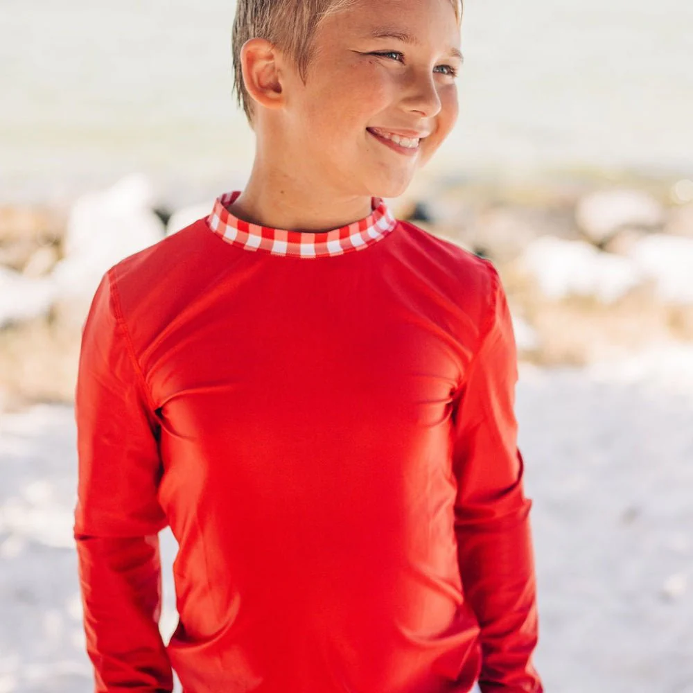 Rashguard - Red Gingham - Image 5