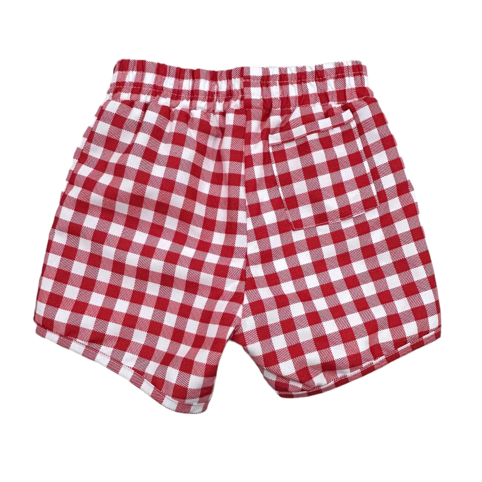 Swim Shorts - Red Gingham - Image 10