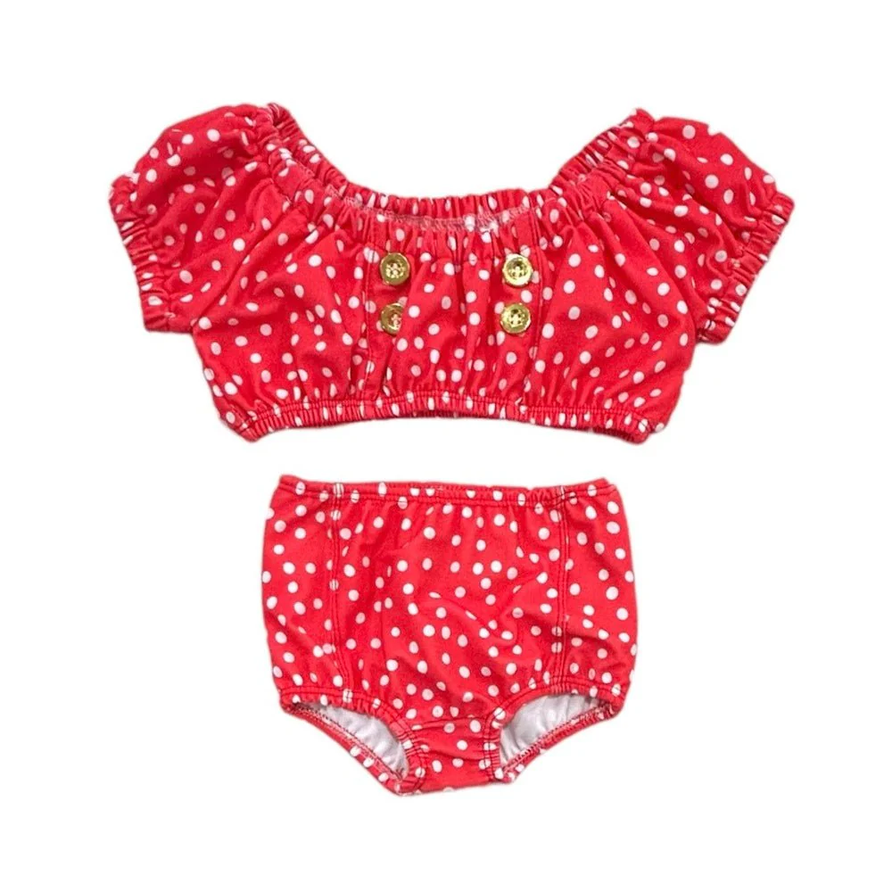 Retro Bikini - Red Dots - Image 4