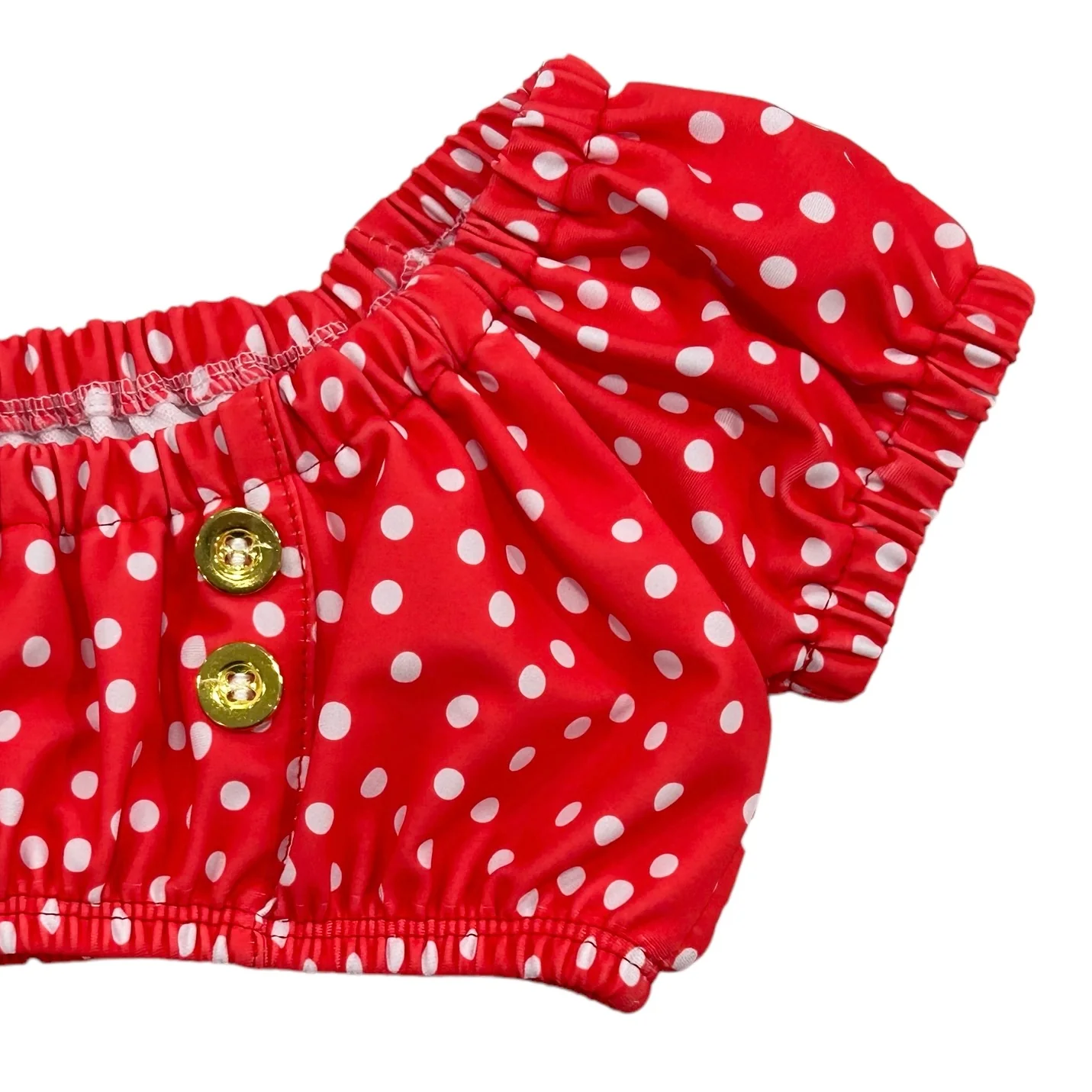 Retro Bikini - Red Dots - Image 5