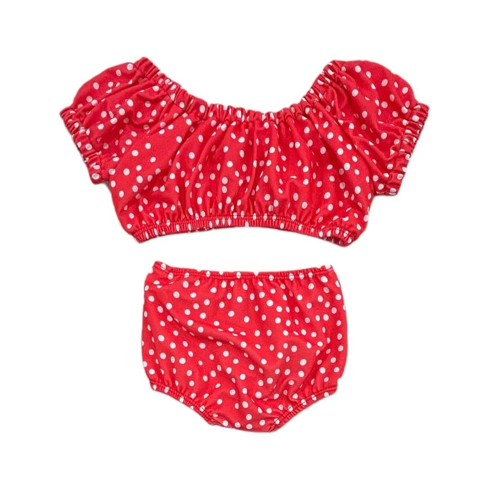 Retro Bikini - Red Dots - Image 6