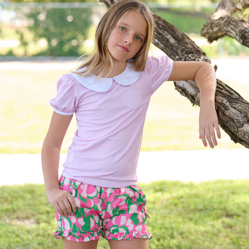 Rose Ruffle Shorts - Dali - Image 4
