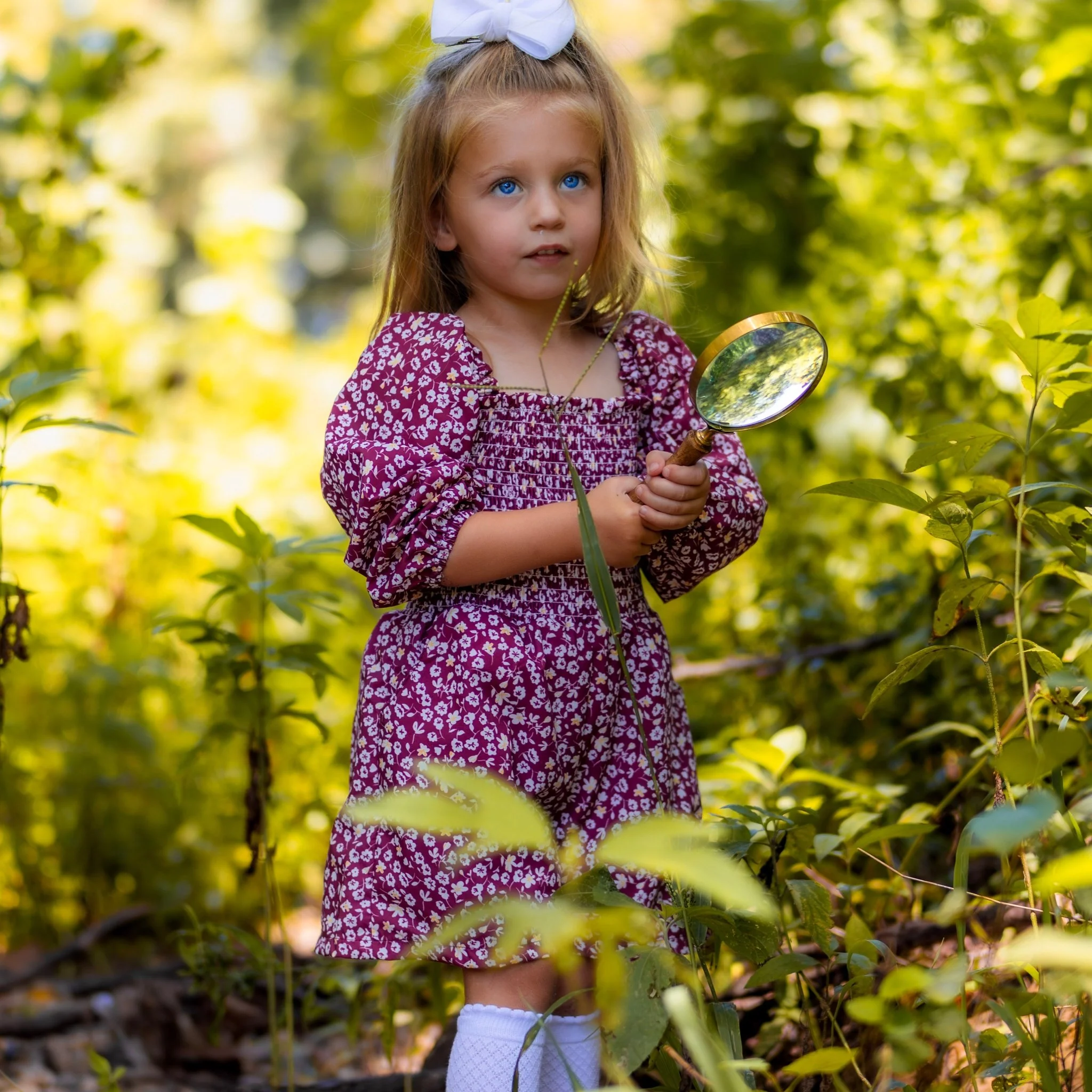Rosie LS Smocked Romper - Petite Prairie - Image 3