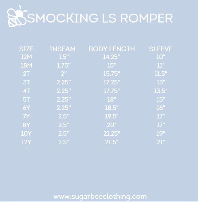 Rosie LS Smocked Romper - Petite Prairie - Image 4