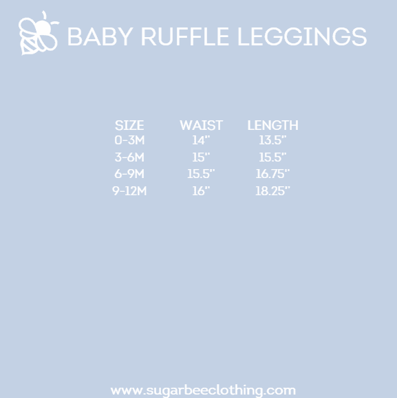 Baby Ruby Ruffle Leggings - Orchard Prep - Image 3