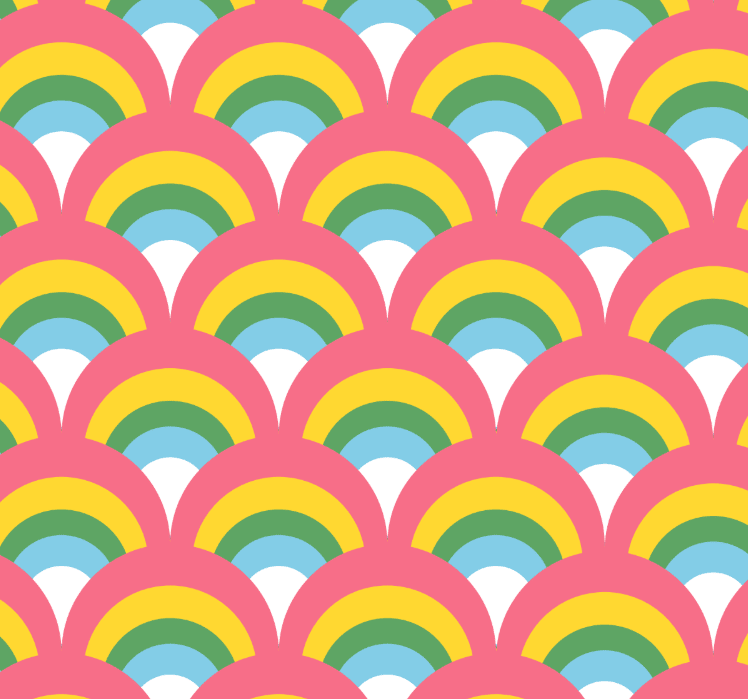 Ruffle Bottom - Retro Rainbow - Image 5