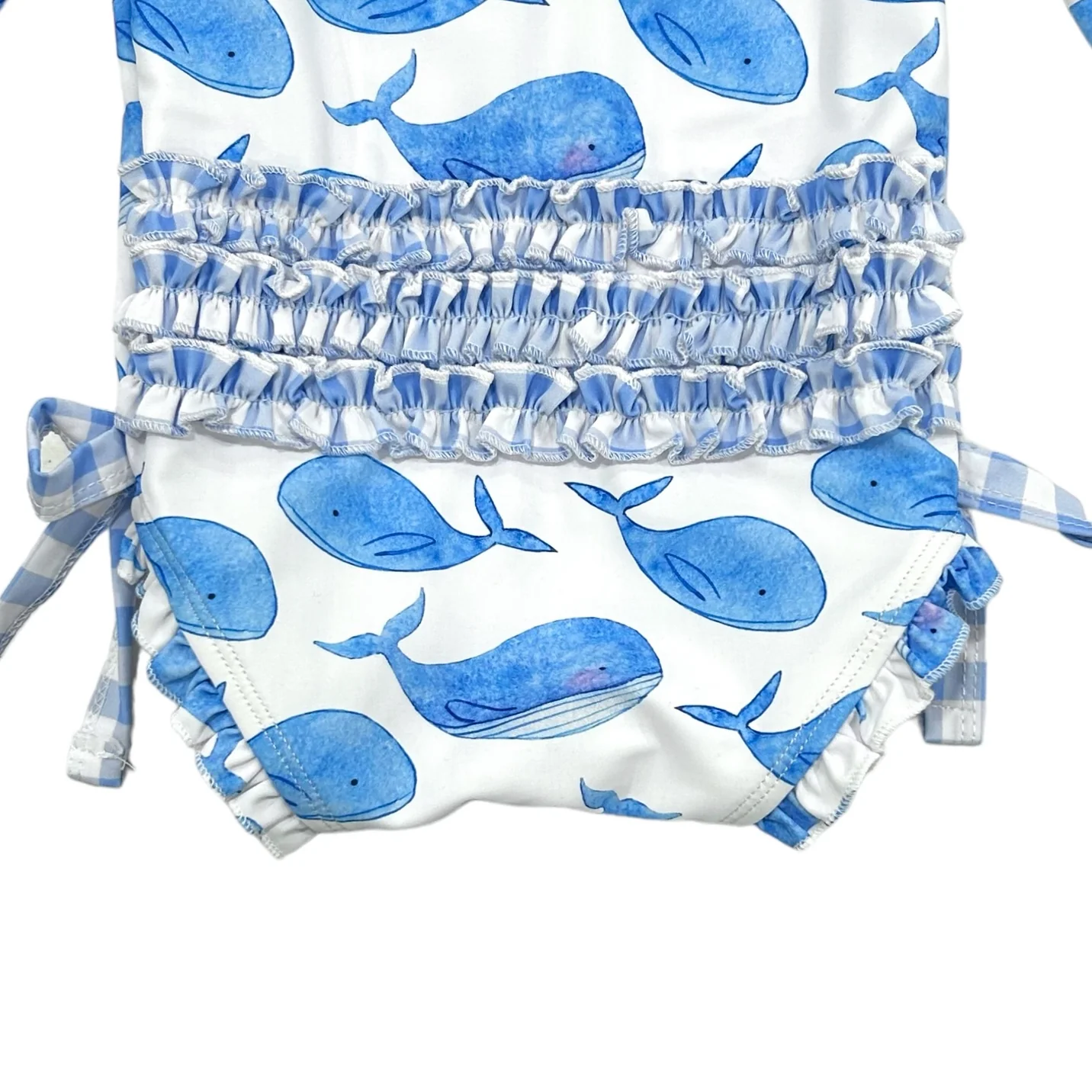 Ruffle Bottom Swimsuit - Whales - Image 10