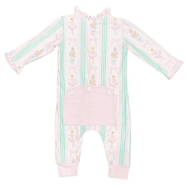 Ruffle Buttflap Pajamas - Nutcracker Holiday Lounge - Image 4