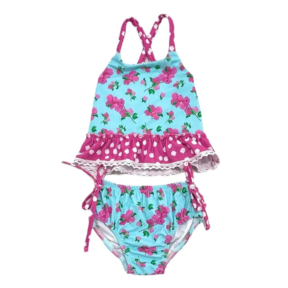 Ruffle Tankini - Bougainvillea - Image 10