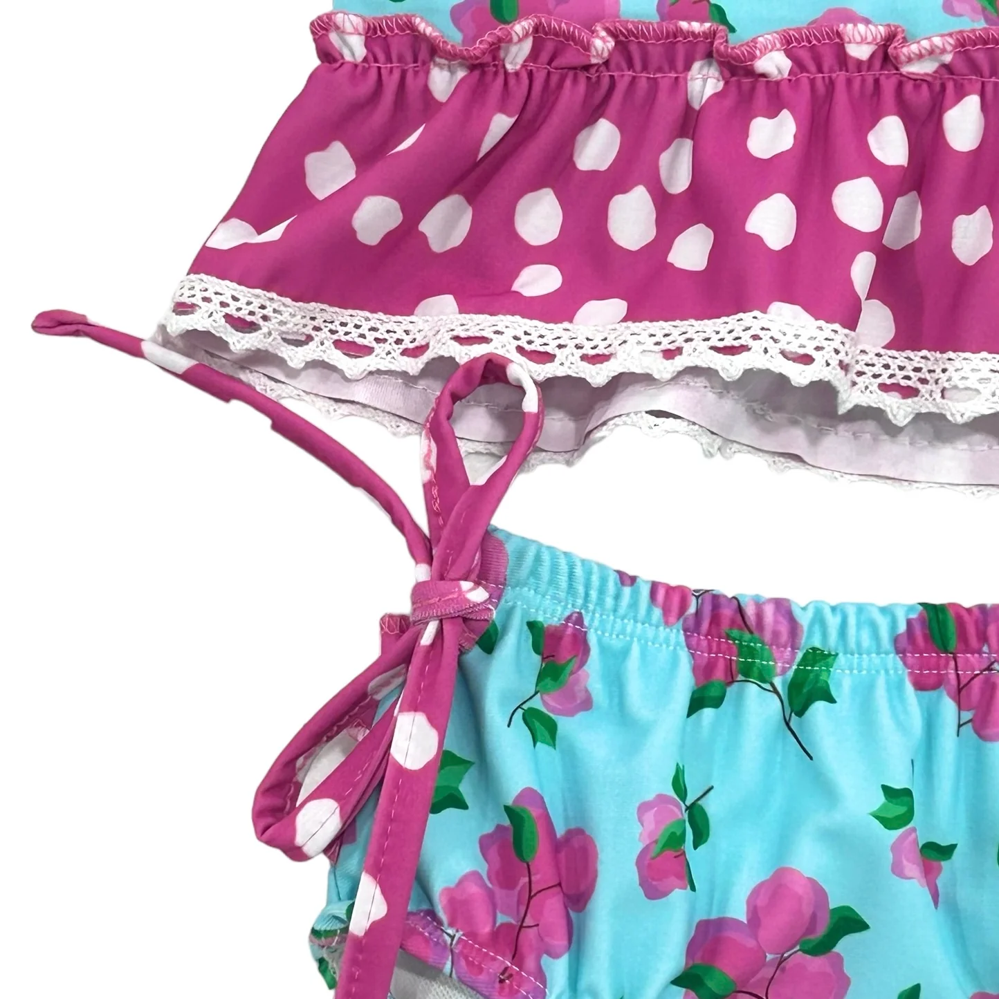 Ruffle Tankini - Bougainvillea - Image 11