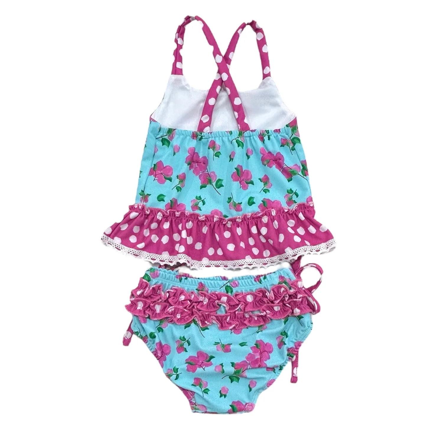 Ruffle Tankini - Bougainvillea - Image 12