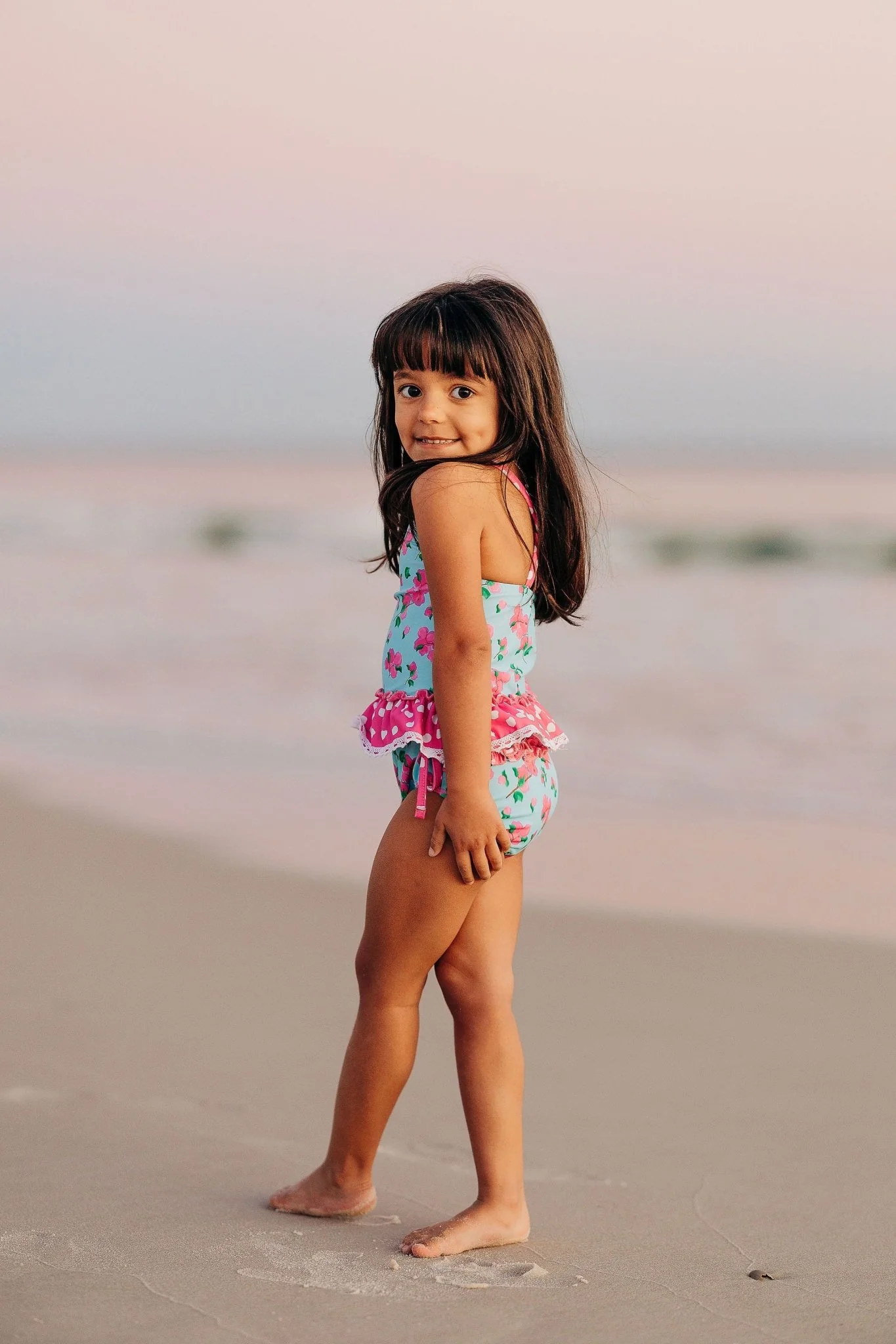 Ruffle Tankini - Bougainvillea - Image 6