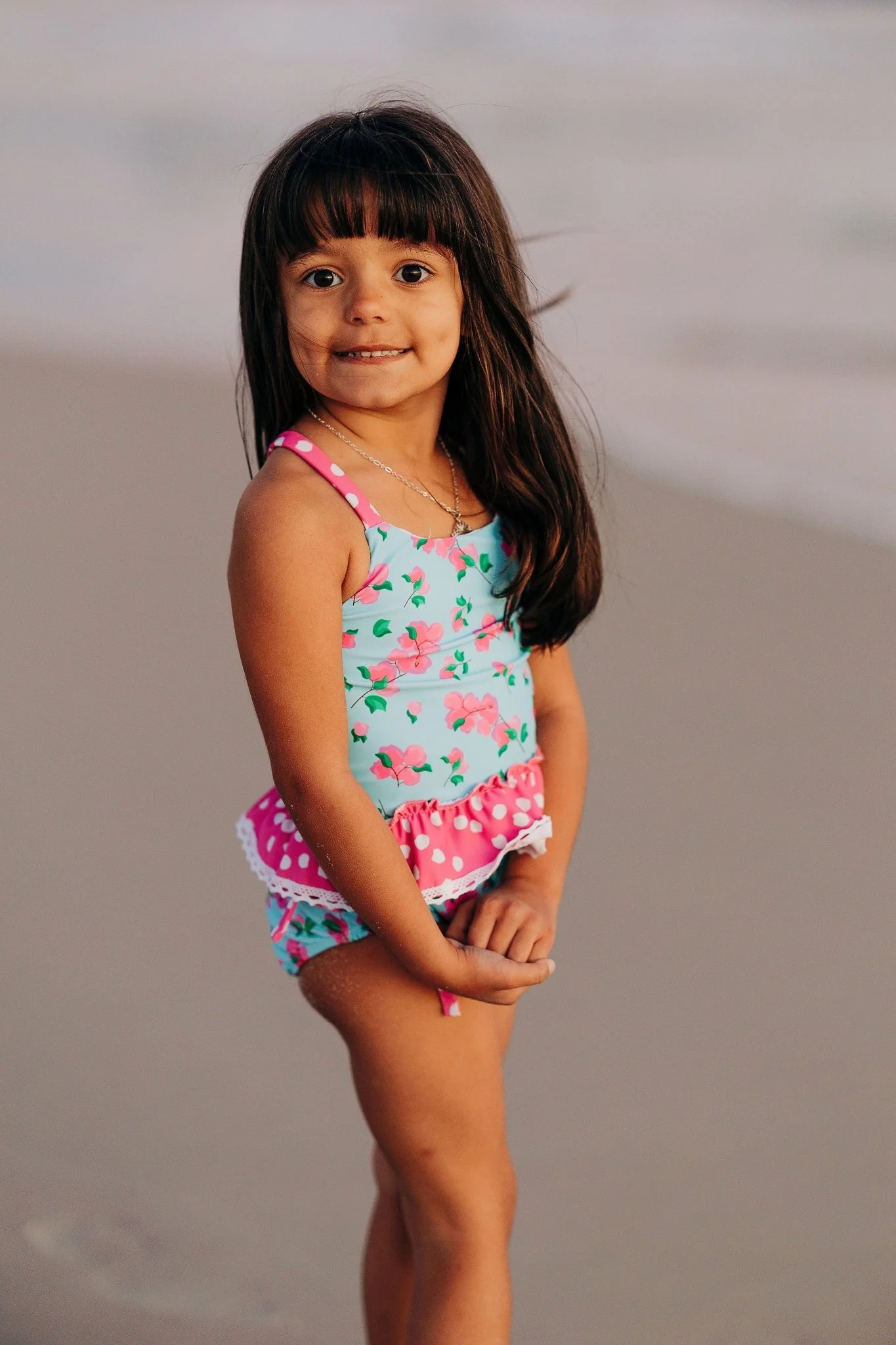Ruffle Tankini - Bougainvillea - Image 7