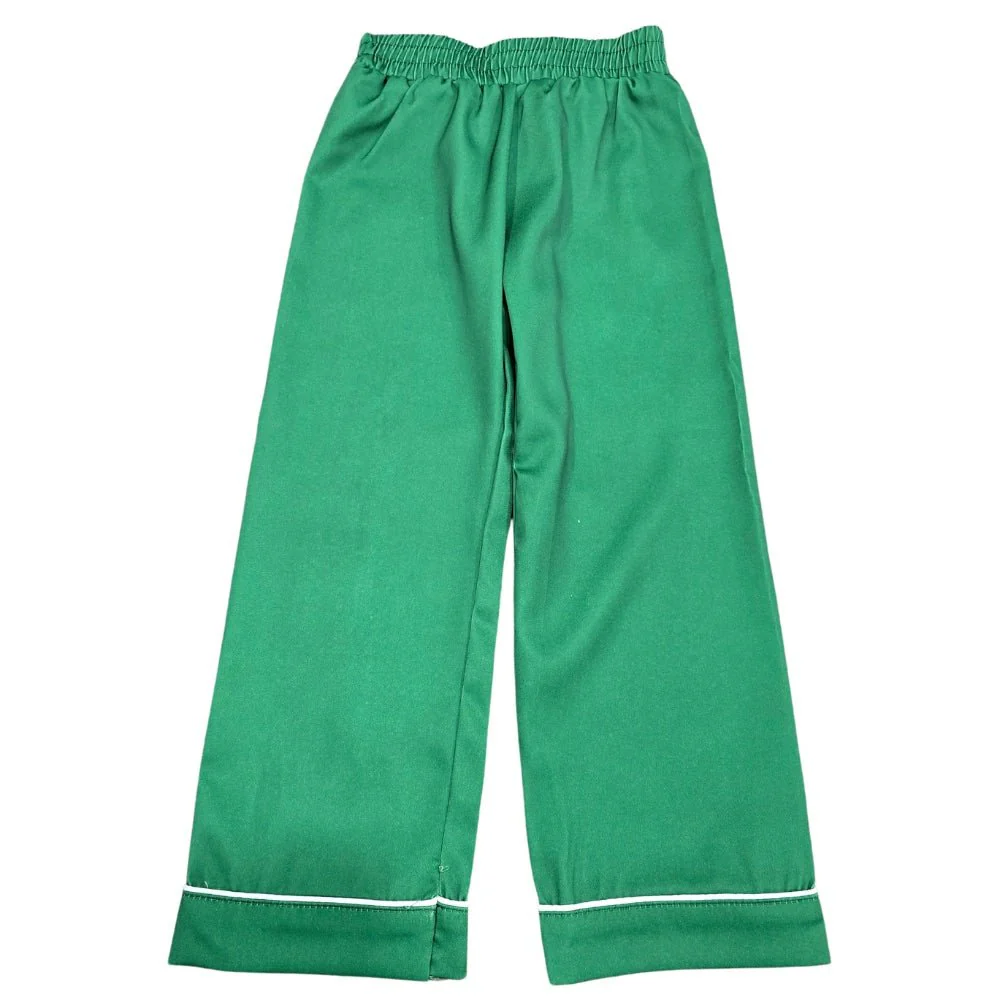 Charlie Satin Separates - Green Pants - Image 5
