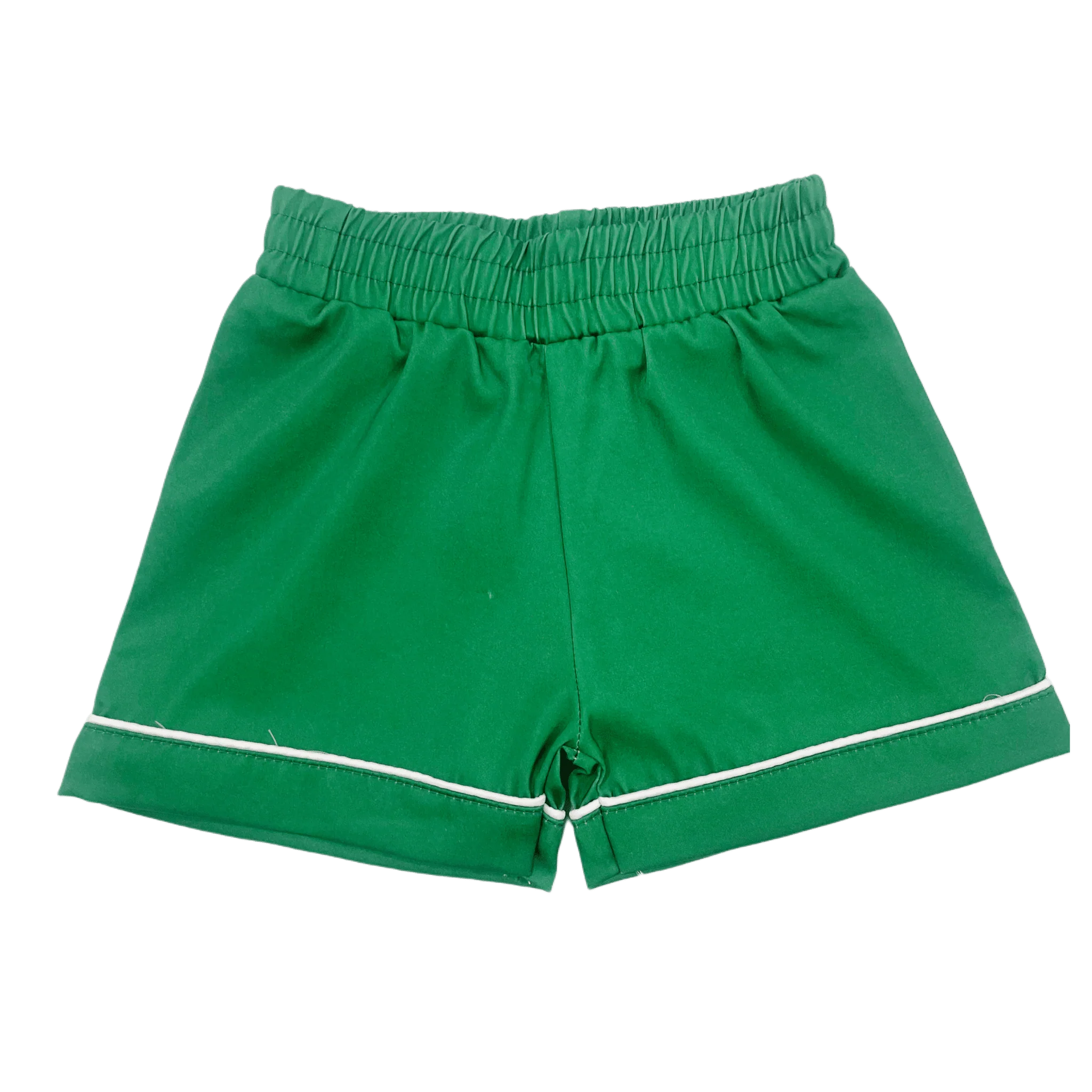 Charlie Satin Separates - Green Shorts - Image 4