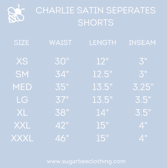 Charlie Satin Separates - Navy Shorts - Image 3
