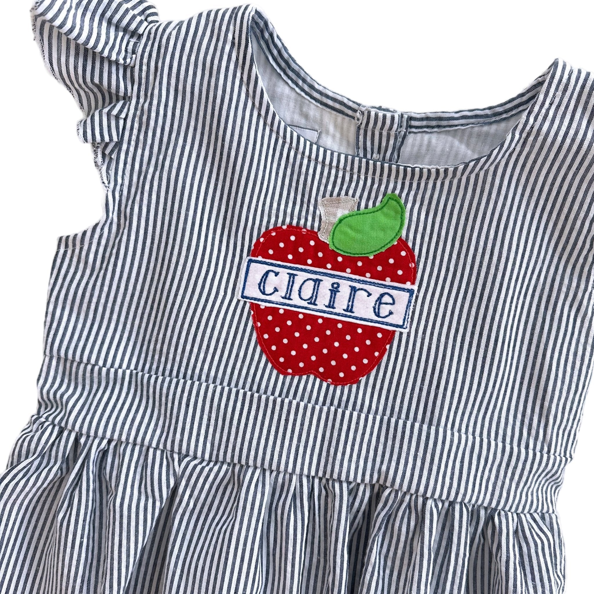 Seersucker Apple Dress - Image 6
