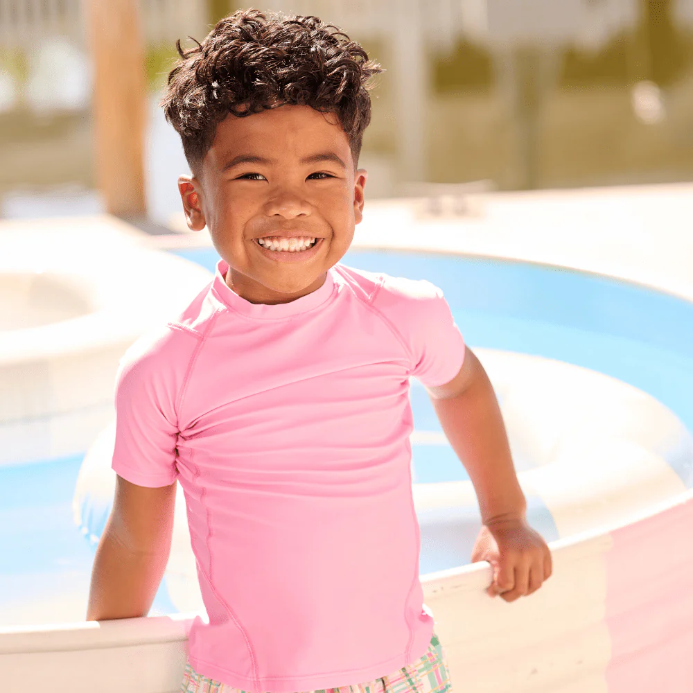 Short Sleeve Rashguard - Palm Springs Pink - Image 2