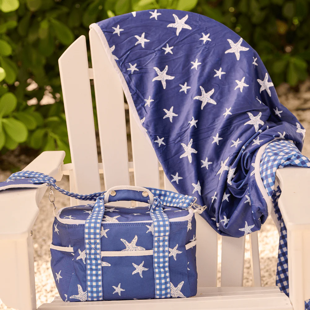 Soft-Sided Coolers - Navy Starfish - Image 2