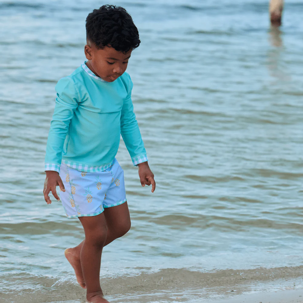 Swim Shorts - Blue Pineapples - Image 3