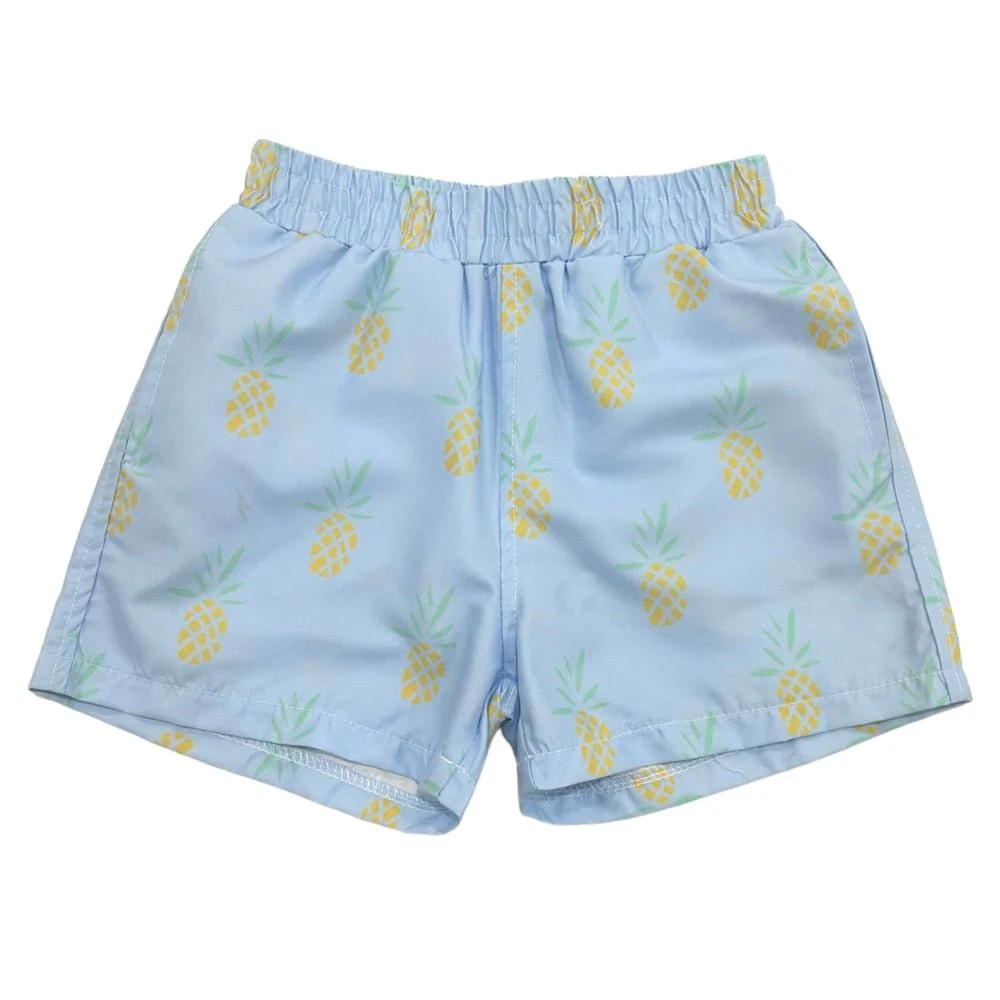 Swim Shorts - Blue Pineapples - Image 9