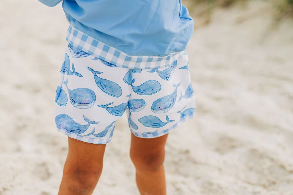 Swim Shorts - Whales - Image 4