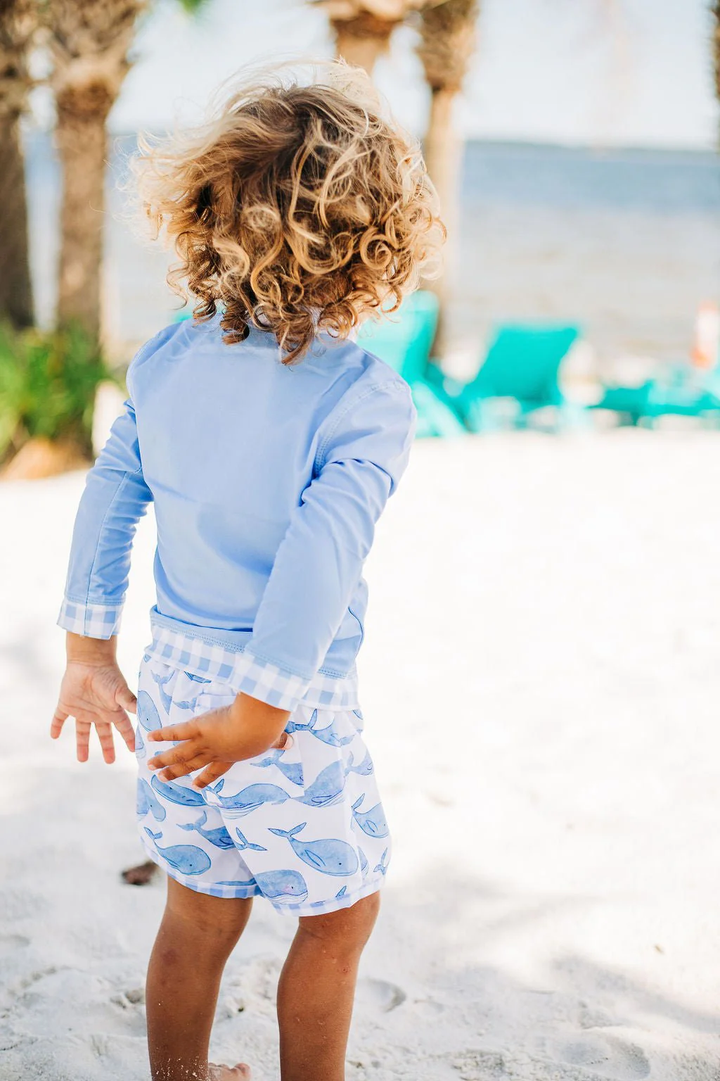 Swim Shorts - Whales - Image 6