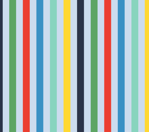 Swim Towel - Rainbow Shells on Navy - Image 3