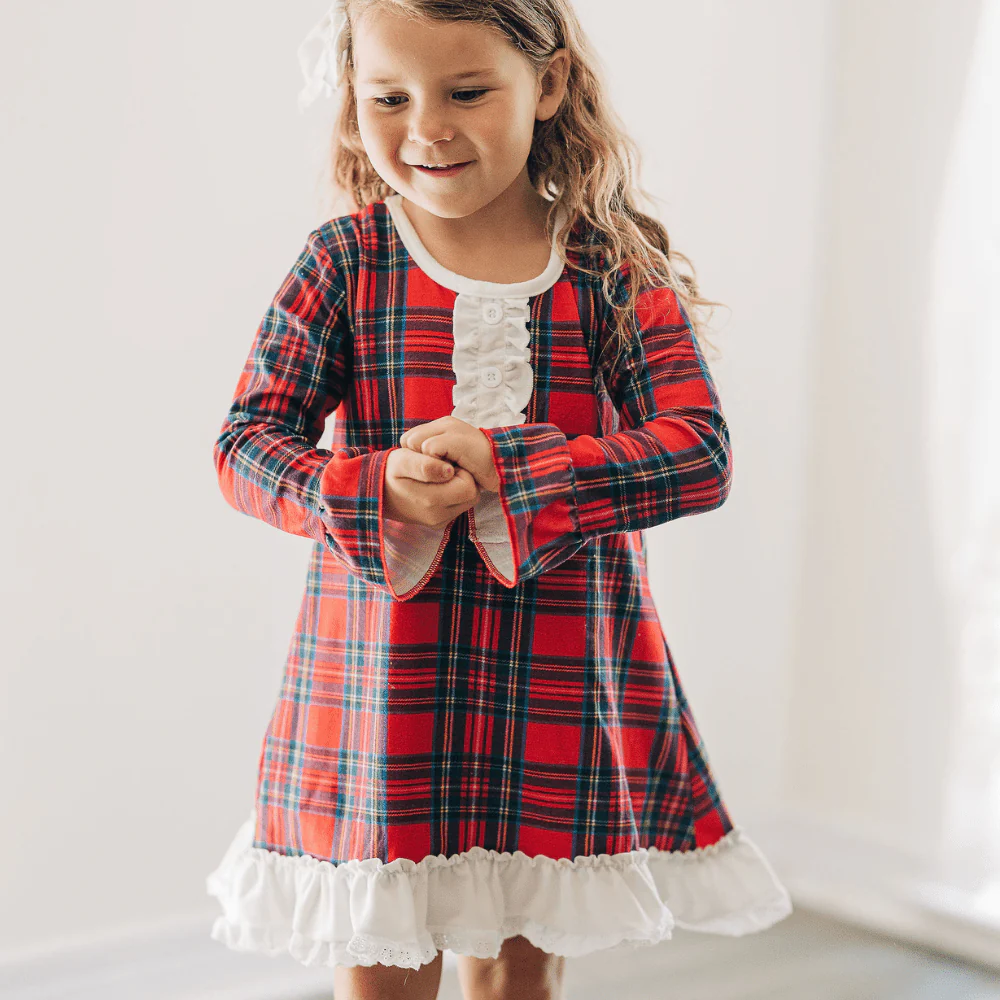 Gown with Bloomers - Tartan Holiday Lounge - Image 4