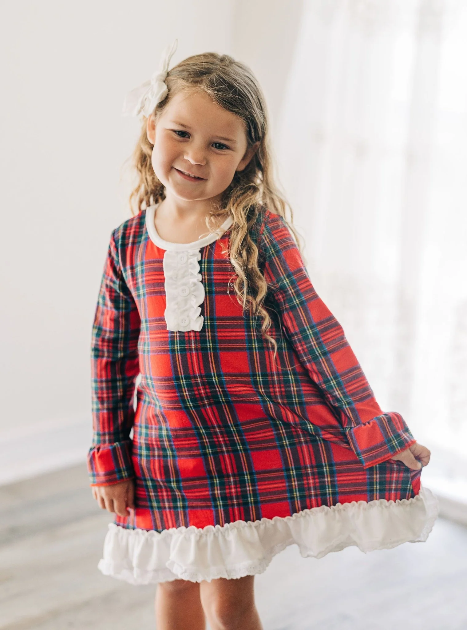 Gown with Bloomers - Tartan Holiday Lounge - Image 5